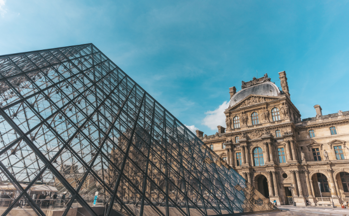 Fotos em Paris - Museu do Louvre